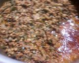 A picture of step 3 of Qeema phaliyan(Rawan phali) ya beans with mutton qeema.