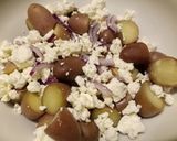 A picture of step 3 of Potato and feta salad.