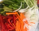 Foto del paso 1 de la receta: Arroz oriental con verduras