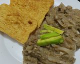 Foto del paso 6 de la receta: Dip de atún y berenjena con tostadas de ajo🍆🧅🥖🥯🥙🌯
