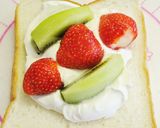 A picture of step 6 of Mascarpone Cream Fruit Sandwich.