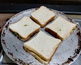 A picture of step 6 of Cheesy Spinach Corn Sandwich.