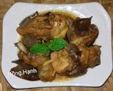 Hình bước làm 6 của món Gà Kho Nấm Mèo