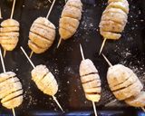 A picture of step 5 of Tornado potatoes #potatocontest.