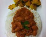 A picture of step 5 of Rajma Masala.