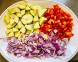 A picture of step 3 of Summertime Pasta Salad.