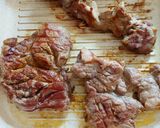 Pas rețetă Ceafă de porc cu ciuperci prăjite 1 fotografie