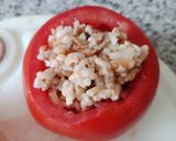 Foto del paso 3 de la receta: Tomates rellenos de arroz y carne