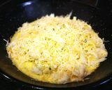 Foto del paso 5 de la receta: Pastel de coliflor al horno con jamón dulce a la plancha