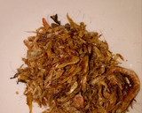 A picture of step 1 of Afang soup.