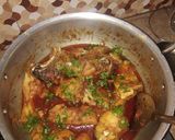 A picture of step 7 of Gravy fish.