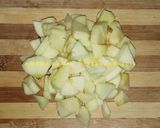 Foto langkah ke 2 dari resep Apple Pie Teflon Roti Gandum.