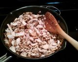 A picture of step 1 of Tinklee's Chicken Enchiladas.