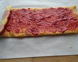 Une image de l'étape 5 de Roulé framboise vanille.