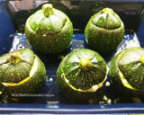 Foto del paso 8 de la receta: Calabacines redondos rellenos de champiñones