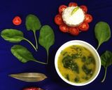 A picture of step 8 of Moong Palak Dal.