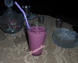 Φωτογραφία βήματος 2 της συνταγής Smoothie ροζουλί με γάλα αμυγδάλου