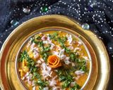 A picture of step 6 of Dal Dhokli.