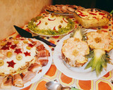 Foto del paso 9 de la receta: Torre de panqueques "Cena de Año Nuevo"