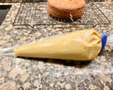 Foto del paso 8 de la receta: Tarta con crema pastelera de turrón
