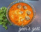 A picture of step 5 of Hyderabadi Kofte ka Salan.