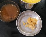 A picture of step 2 of Hyderabadi mirchi ka salan.