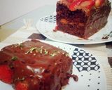 Foto del paso 9 de la receta: Torta tipo Brownie con Fresa y Arequipe