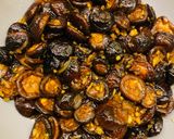 Hình bước làm 3 của món Nấm hương xào xì dầu vị teriyaki