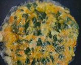 Foto langkah ke 3 dari resep Omlette Bayam Wortel.
