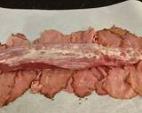 Roast Pork Tenderloin wrapped with Pastrami and served with a Romano / Marscapone Cream Sauce recipe step 5 photo