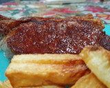 Foto del paso 2 de la receta: Bife de chorizo a la plancheta