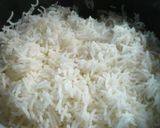 A picture of step 1 of Jeera rice.
