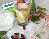 Foto langkah ke 4 dari resep Mulberry Oreo Creamy Matcha.
