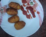 A picture of step 8 of Aloo cutlets.