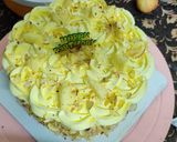 A picture of step 4 of Rasmalai cake.