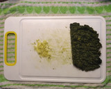 Foto del paso 1 de la receta: Fideos con espinacas salteadas