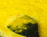A picture of step 4 of Mysore pak sweet.