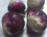 A picture of step 1 of Salted turnip.