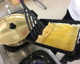 A picture of step 4 of Japanese Rolled Omelet.