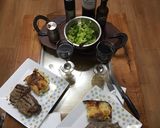 Foto del paso 5 de la receta: Lomo a la Parrilla Electrónica - Papas a la crema Gratinada