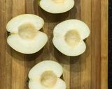A picture of step 1 of Baked Pear & Walnut Dessert.