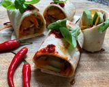 Une image de l'étape 11 de 🥗🌮🌽wraps🥑 saumon 🍣 légumes de saison 🌶️🫑🍂.