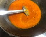 A picture of step 3 of Aloo ki sabzi-tomato gravy ke sath.