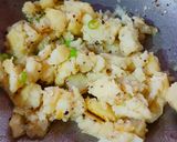 A picture of step 2 of Falahari Fried Aloo.
