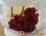 Φωτογραφία βήματος 1 της συνταγής Red velvet cakes με φυσικό κόκκινο χρώμα