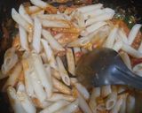 A picture of step 2 of Mayo Pasta Coins.