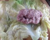 A picture of step 3 of Sig's German style stuffed cabbage rolls with creamy mash.