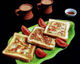 A picture of step 9 of Cheese Tomato Egg Toast.