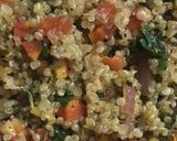 A picture of step 8 of Quinoa veggies stir fry.