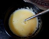 A picture of step 15 of Idly with sambar (without dal) for breakfast.